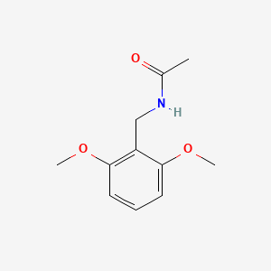 molecular formula C11H15NO3 B3380525 N-[(2,6-dimethoxyphenyl)methyl]acetamide CAS No. 1955524-53-4