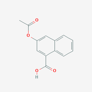 molecular formula C13H10O4 B3380563 3-Acetoxy-1-naphthoic acid CAS No. 19692-22-9