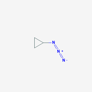 molecular formula C3H5N3 B3380572 Cyclopropyl azide CAS No. 19757-65-4