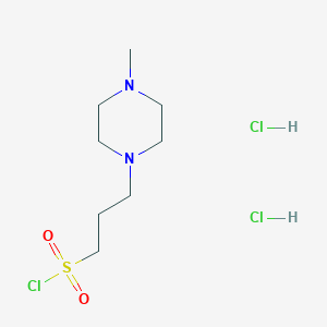 3-(4-Methylpiperazin-1-yl)propane-1-sulfonyl chloride dihydrochloride