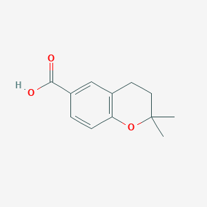 molecular formula C12H14O3 B3380703 2,2-Dimethylchroman-6-carboxylic acid CAS No. 2039-47-6