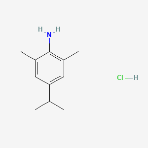molecular formula C11H18ClN B3380765 2,6-Dimethyl-4-(propan-2-yl)aniline hydrochloride CAS No. 205035-19-4
