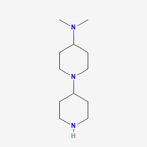 molecular formula C12H25N3 B3380774 N,N-dimethyl-1-piperidin-4-ylpiperidin-4-amine CAS No. 205059-38-7