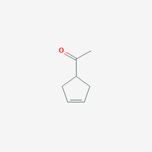 molecular formula C7H10O B3380777 4-Acetyl-1-cyclopentene CAS No. 20521-56-6
