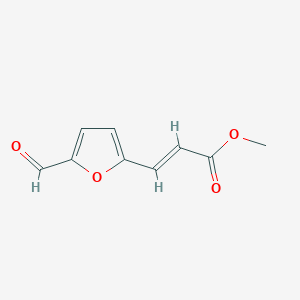 molecular formula C9H8O4 B3380789 Methyl 3-(5-formylfuran-2-yl)prop-2-enoate CAS No. 20564-97-0