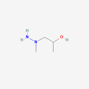 molecular formula C4H12N2O B3380796 1-(N-methyl-hydrazino)-propan-2-ol CAS No. 20570-10-9