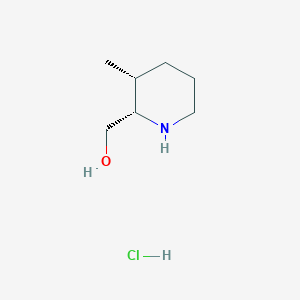 molecular formula C7H16ClNO B3380801 Cis-(3-methylpiperidin-2-yl)methanol hydrochloride CAS No. 2059913-60-7