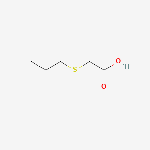 molecular formula C6H12O2S B3380816 (Isobutylthio)acetic acid CAS No. 20600-62-8