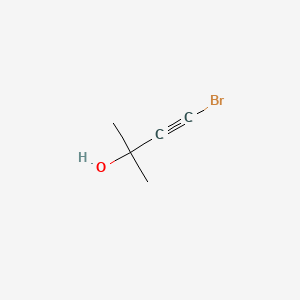molecular formula C5H7BrO B3380834 4-Bromo-2-methyl-3-butyn-2-ol CAS No. 2063-19-6