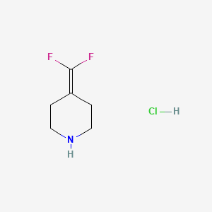 molecular formula C6H10ClF2N B3380853 4-(Difluoromethylidene)piperidine hydrochloride CAS No. 208245-66-3