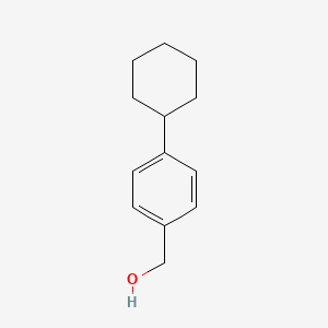 molecular formula C13H18O B3380861 (4-Cyclohexylphenyl)methanol CAS No. 208259-47-6