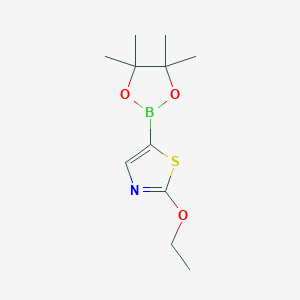 molecular formula C11H18BNO3S B3380899 2-Ethoxythiazole-5-boronic acid pinacol ester CAS No. 2096338-64-4