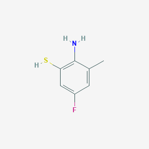 molecular formula C7H8FNS B3380937 2-Amino-5-fluoro-3-methylbenzenethiol CAS No. 211868-21-2