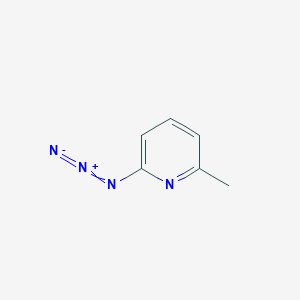 molecular formula C6H6N4 B3380946 2-Azido-6-methylpyridine CAS No. 212182-36-0