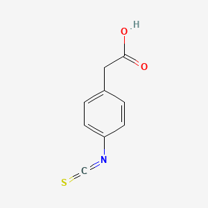 molecular formula C9H7NO2S B3380990 4-Isothiocyanatophenylacetic acid CAS No. 2131-56-8