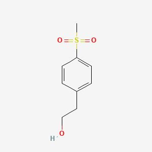 molecular formula C9H12O3S B3381055 2-[4-(Methylsulfonyl)phenyl]-1-ethanol CAS No. 214614-61-6