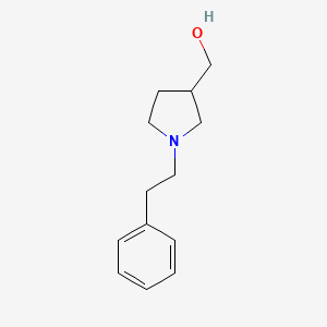 [1-(2-Phenylethyl)pyrrolidin-3-yl]methanol