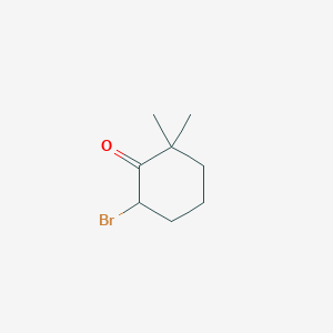 molecular formula C8H13BrO B3381103 6-Bromo-2,2-dimethyl-cyclohexanone CAS No. 21690-26-6