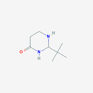 molecular formula C8H16N2O B3381187 2-Tert-butyl-1,3-diazinan-4-one CAS No. 220116-67-6