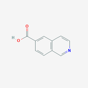 molecular formula C10H7NO2 B033812 Isoquinoline-6-carboxylic acid CAS No. 106778-43-2