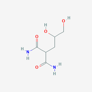 molecular formula C6H12N2O4 B3381218 2-(2,3-Dihydroxypropyl)propanediamide CAS No. 2209-06-5