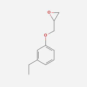 molecular formula C11H14O2 B3381232 2-(3-Ethylphenoxymethyl)oxirane CAS No. 2210-81-3