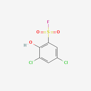 molecular formula C6H3Cl2FO3S B3381260 3,5-Dichloro-2-hydroxybenzenesulfonyl fluoride CAS No. 22243-89-6