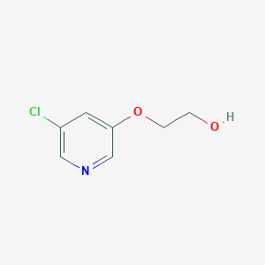molecular formula C7H8ClNO2 B3381284 3-Chloro-5-(2-hydroxyethoxy)pyridine CAS No. 223797-68-0