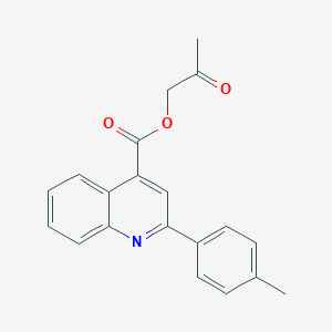 molecular formula C20H17NO3 B338130 2-Oxopropyl 2-(4-methylphenyl)quinoline-4-carboxylate 