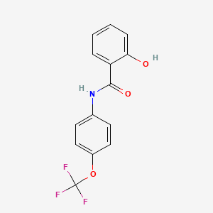 2-hydroxy-N-[4-(trifluoromethoxy)phenyl]benzamide