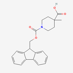 1-{[(9H-fluoren-9-yl)methoxy]carbonyl}-4-methylpiperidine-4-carboxylic acid