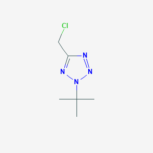 molecular formula C6H11ClN4 B3381343 2-tert-butyl-5-(chloromethyl)-2H-1,2,3,4-tetrazole CAS No. 227279-14-3