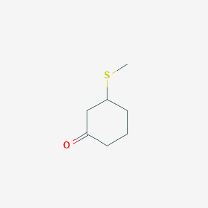 molecular formula C7H12OS B3381364 3-(Methylsulfanyl)cyclohexanone CAS No. 22842-45-1