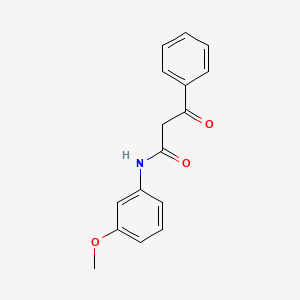 molecular formula C16H15NO3 B3381383 N-(3-methoxyphenyl)-3-oxo-3-phenylpropanamide CAS No. 23058-90-4