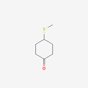 molecular formula C7H12OS B3381435 Cyclohexanone, 4-(methylthio)- CAS No. 23510-98-7
