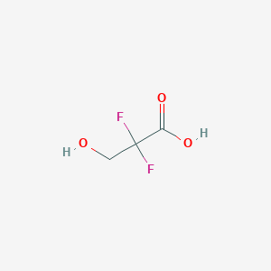 molecular formula C3H4F2O3 B3381440 2,2-Difluoro-3-hydroxypropanoic acid CAS No. 2368-37-8