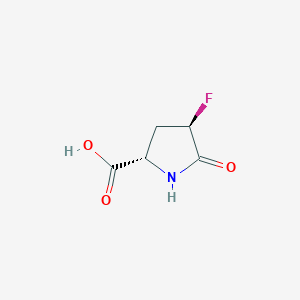 (2S,4R)-4-fluoro-5-oxopyrrolidine-2-carboxylic acid