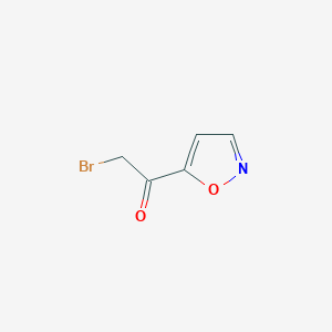 molecular formula C5H4BrNO2 B3381451 2-Bromo-1-(5-isoxazolyl)-ethanone CAS No. 237386-05-9