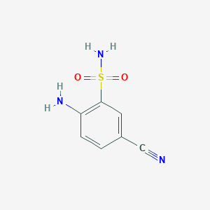 2-Amino-5-cyanobenzenesulfonamide