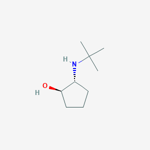 B3381480 (1R,2R)-2-(tert-butylamino)cyclopentan-1-ol CAS No. 2413365-21-4