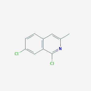 molecular formula C10H7Cl2N B3381488 1,7-Dichloro-3-methylisoquinoline CAS No. 24188-81-6