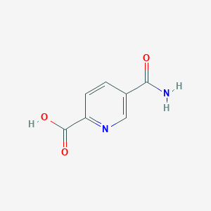 molecular formula C7H6N2O3 B3381492 5-carbamoylpyridine-2-carboxylic Acid CAS No. 24242-18-0