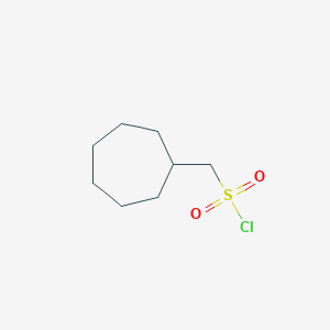 B3381495 Cycloheptylmethanesulfonyl chloride CAS No. 242459-87-6