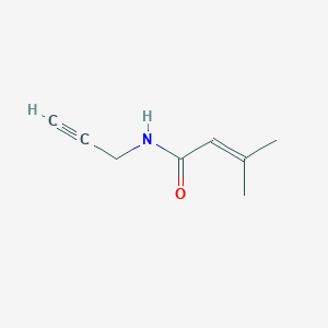 3-methyl-N-(prop-2-yn-1-yl)but-2-enamide