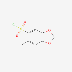 6-methyl-2H-1,3-benzodioxole-5-sulfonyl chloride