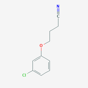 molecular formula C10H10ClNO B3381531 Butanenitrile, 4-(3-chlorophenoxy)- CAS No. 24889-07-4