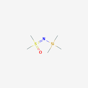 {[Dimethyl(oxo)-lambda~6~-sulfanylidene]amino}(trimethyl)silane