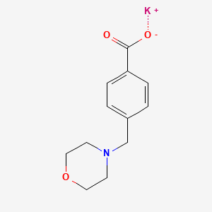 molecular formula C12H14KNO3 B3381554 Potassium 4-(morpholin-4-ylmethyl)benzoate CAS No. 251295-67-7