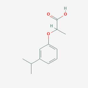 2-[3-(Propan-2-yl)phenoxy]propanoic acid