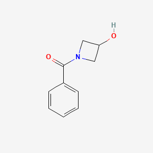 molecular formula C10H11NO2 B3381601 (3-羟基氮杂环丁-1-基)(苯基)甲酮 CAS No. 25566-00-1